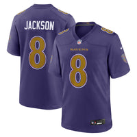 Baltimore Ravens Lamar Jackson Purple jersey – view 1