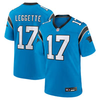Carolina Panthers Xavier Legette Blue jersey – view 1