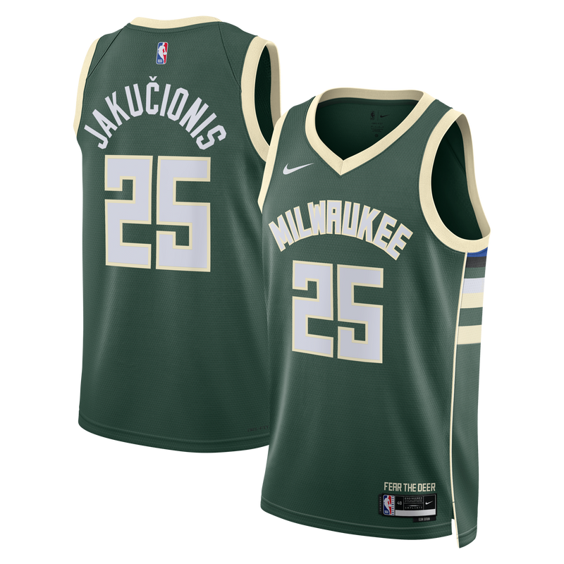 Milwaukee Bucks White jersey – view 1