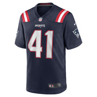 New England Patriots Brenden Schooler Navy jersey – view 3