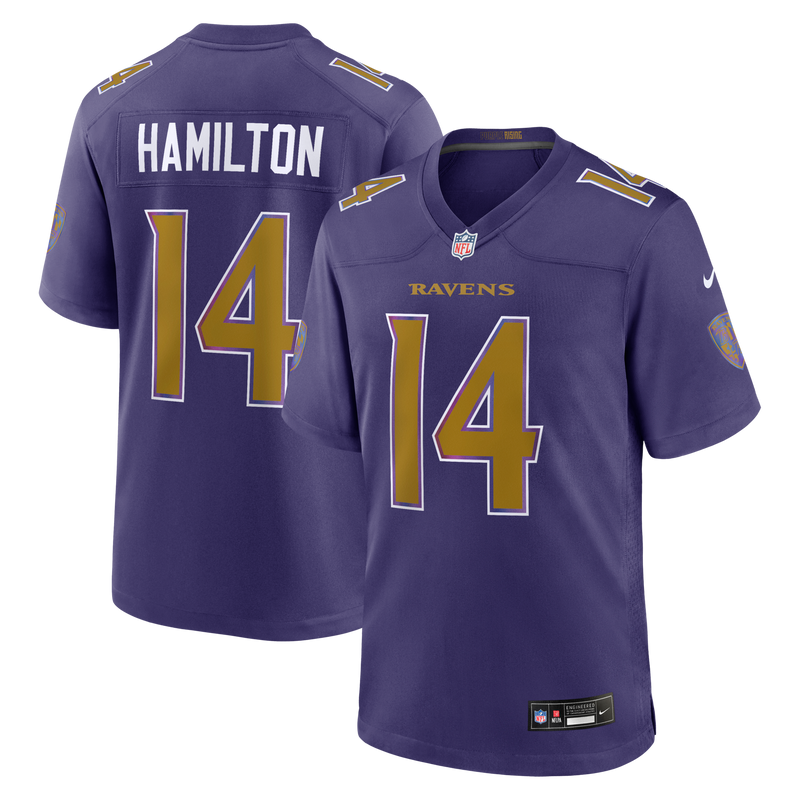 Baltimore Ravens Kyle Hamilton Purple jersey – view 1