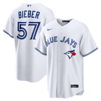 Toronto Blue Jays Shane Bieber White jersey – view 2