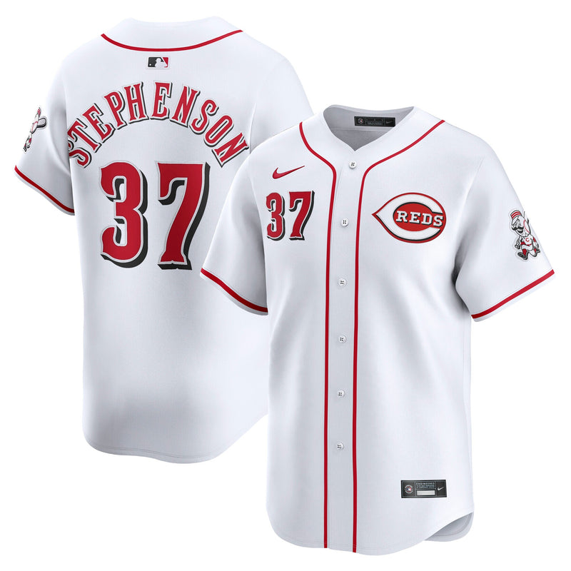 Cincinnati Reds Tyler Stephenson White jersey – view 1