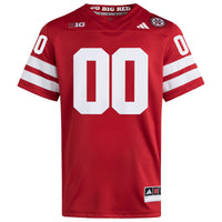 Nebraska Huskers adidas Scarlet jersey – view 3