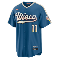 Milwaukee Brewers Jackson Chourio Blue jersey – view 3