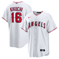 Los Angeles Angels Yusei Kikuchi White jersey – view 2