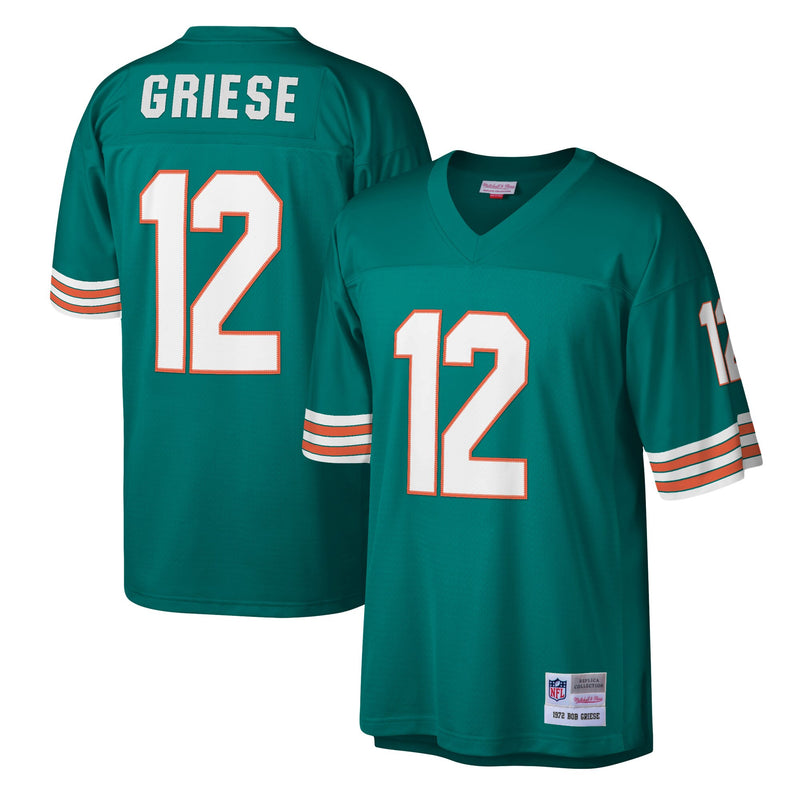 Miami Dolphins Bob Griese Aqua jersey – view 1