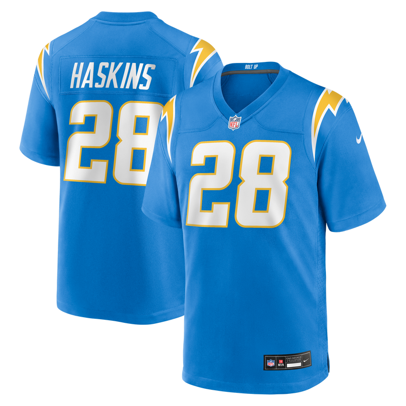 Los Angeles Chargers Hassan Haskins jersey – view 1