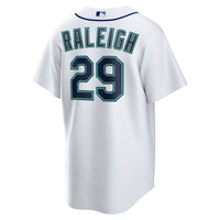 Seattle Mariners Cal Raleigh White jersey – view 4