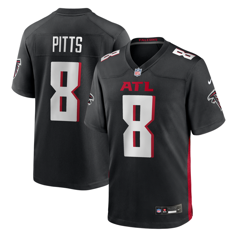 Atlanta Falcons Kyle Pitts Black jersey – view 1