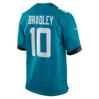 Jacksonville Jaguars Carter Bradley Teal jersey – view 4