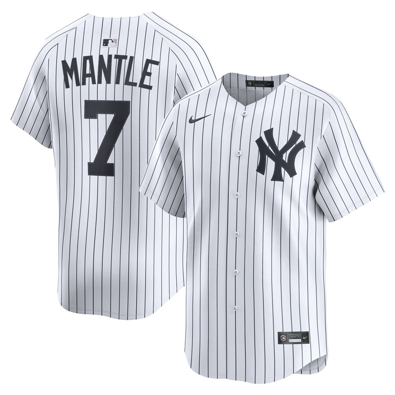 New York Yankees Mickey Mantle White jersey – view 1