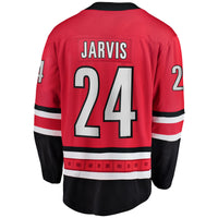 Carolina Hurricanes Seth Jarvis Red jersey – view 4