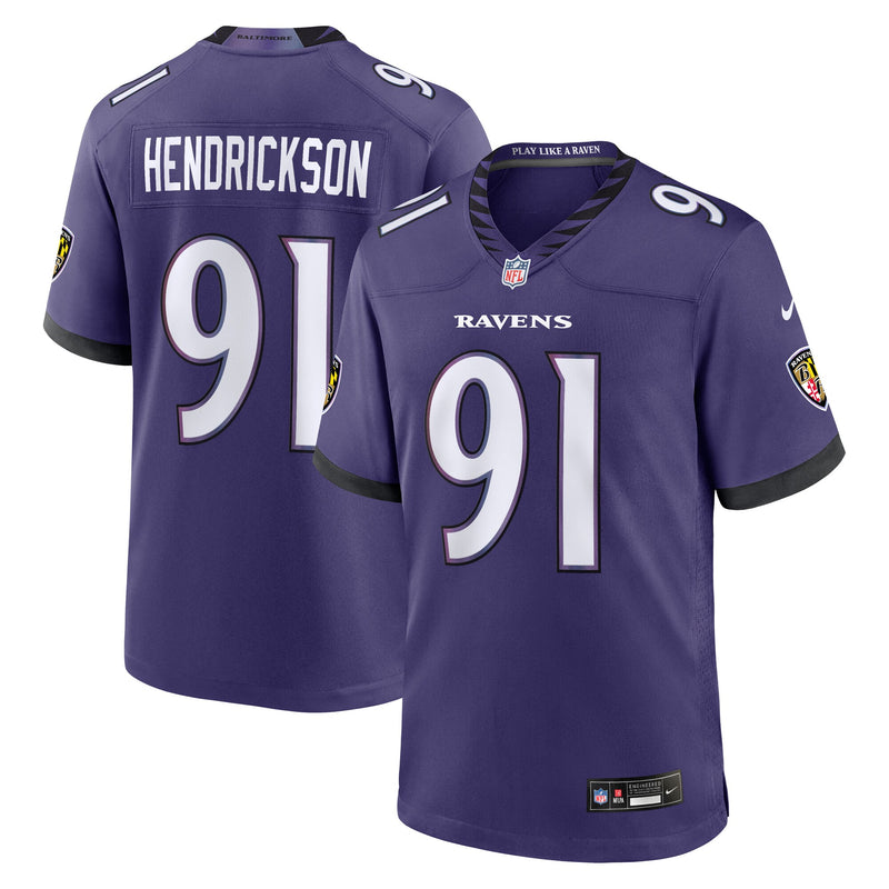 Baltimore Ravens Trey Hendrickson Purple jersey – view 1