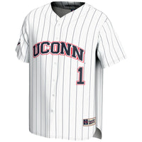 UConn Huskies Lightweight Baseball White jersey – view 3