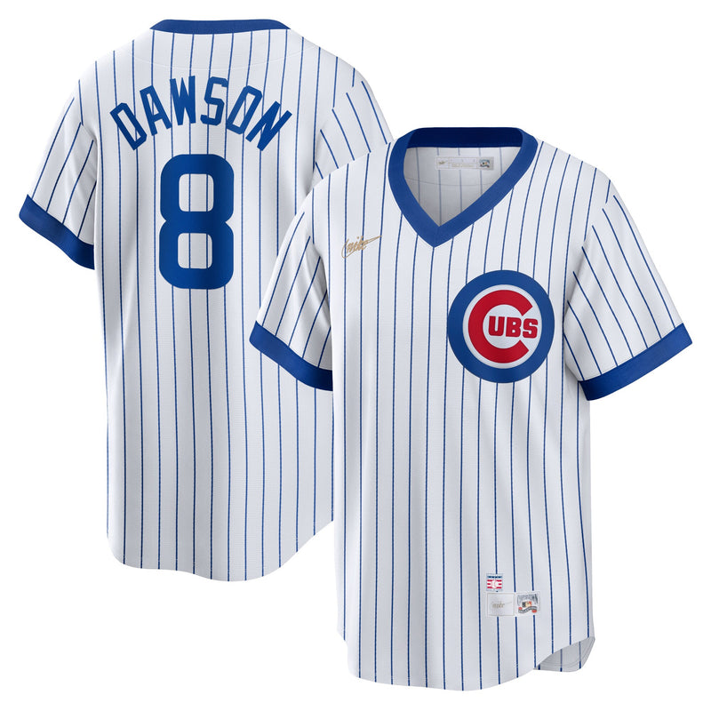 Chicago Cubs Andre Dawson White jersey – view 1