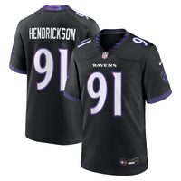 Baltimore Ravens Trey Hendrickson Black jersey – view 2