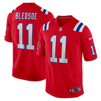 New England Patriots Drew Bledsoe Red jersey – view 2