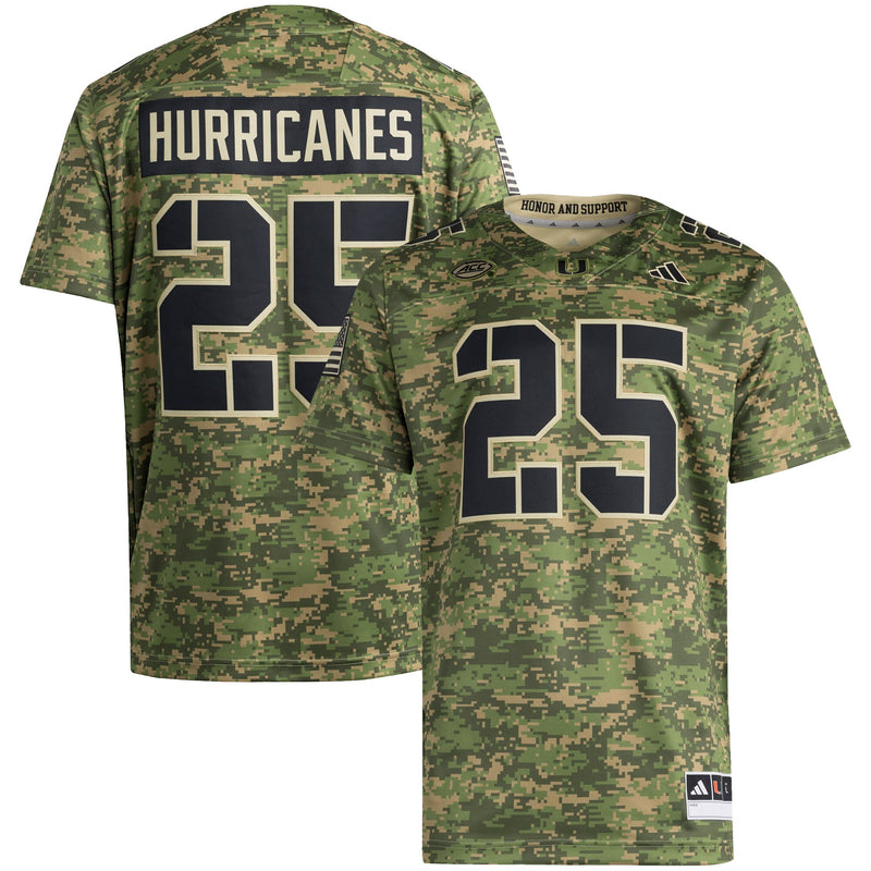 Miami Hurricanes Camo jersey – view 1