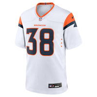 Denver Broncos Jaleel McLaughlin White jersey – view 3