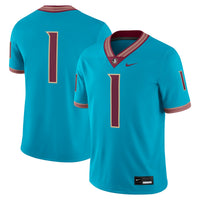 Nike Turquoise Florida State Seminoles Alternate Game Jersey – view 1