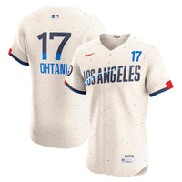 Los Angeles Dodgers Shohei Ohtani Cream jersey – view 2