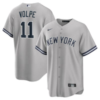 New York Yankees Anthony Volpe Gray jersey – view 1