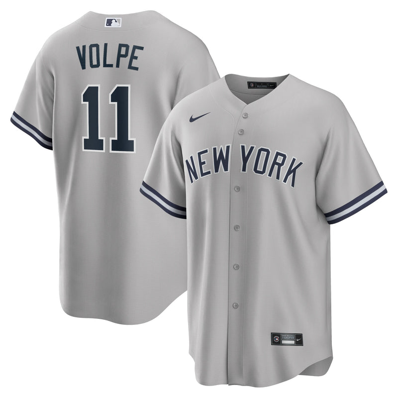 New York Yankees Anthony Volpe Gray jersey – view 1