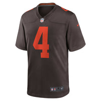 Cleveland Browns Deshaun Watson Brown jersey – view 3