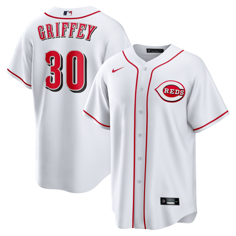 Cincinnati Reds Ken Griffey Jr. White jersey – view 1