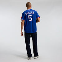 Texas Rangers Corey Seager Royal jersey – view 6