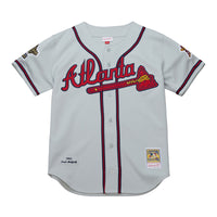 Atlanta Braves Fred McGriff Gray jersey – view 3