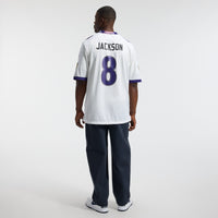 Baltimore Ravens Lamar Jackson White jersey – view 6
