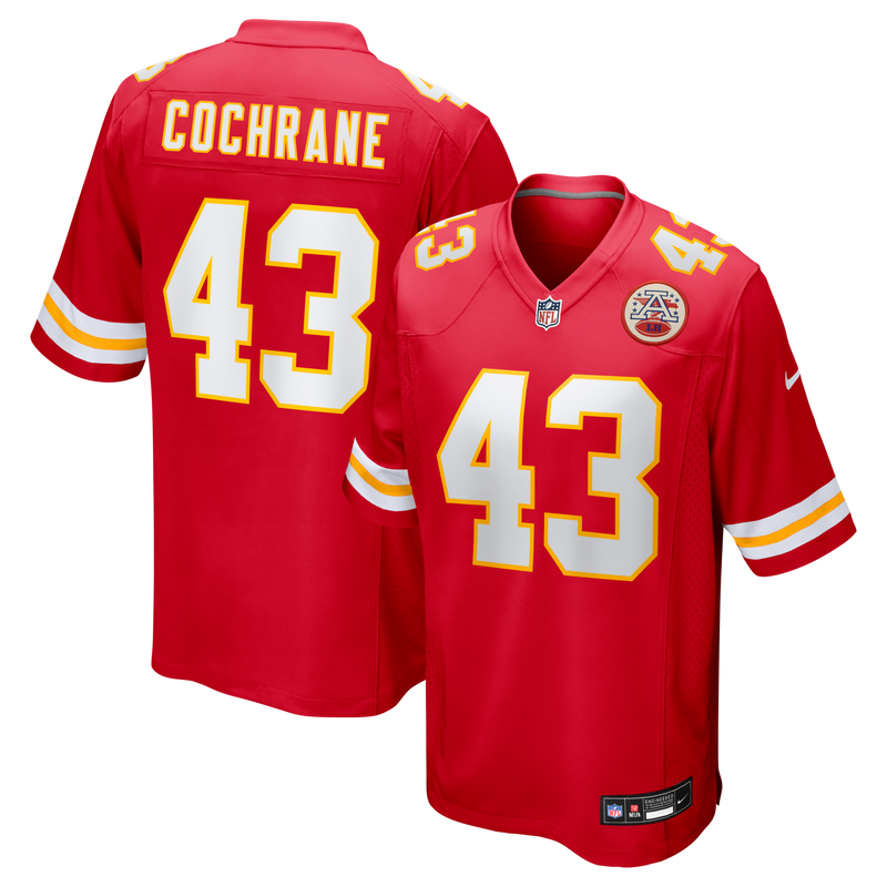 Kansas City Chiefs Jack Cochrane Red jersey – view 1