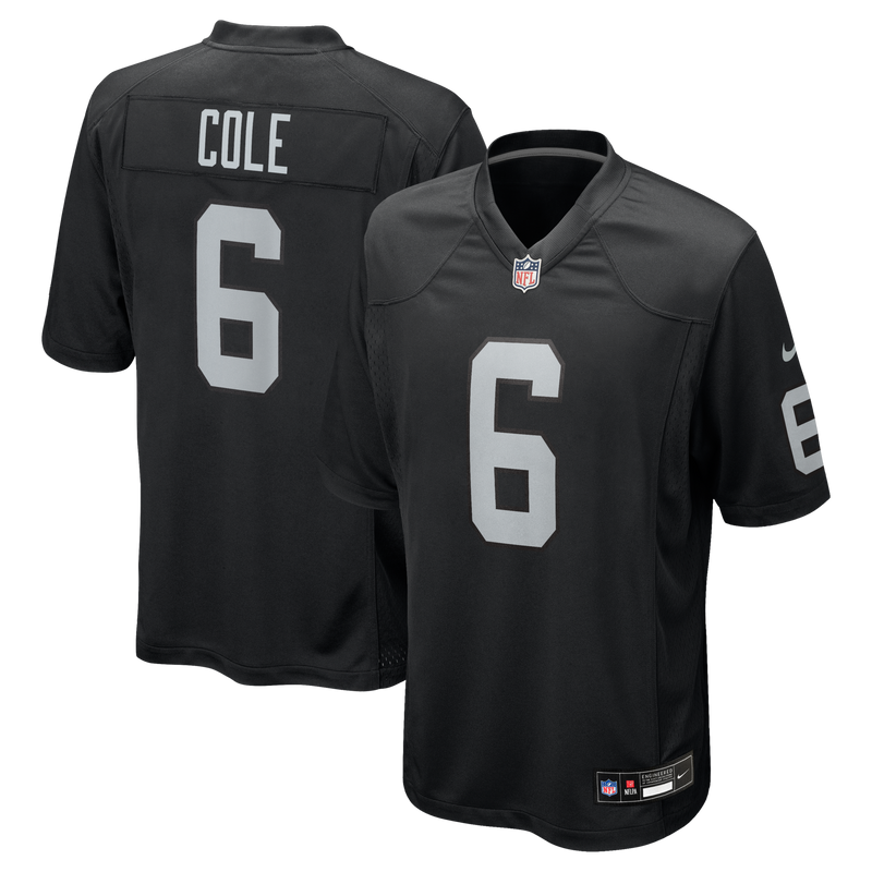 Las Vegas Raiders AJ Cole Black jersey – view 1