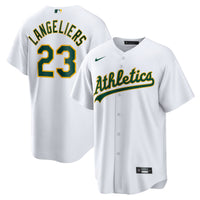Athletics Shea Langeliers White jersey – view 2