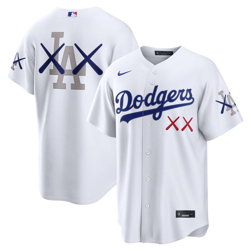 Los Angeles Dodgers White jersey – view 1
