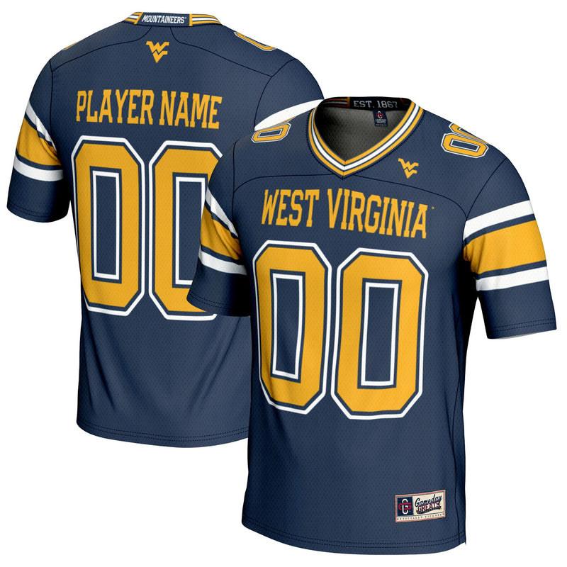 West Virginia Mountaineers GameDay Greats Navy jersey – view 1