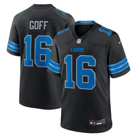 Detroit Lions Jared Goff Black jersey – view 2