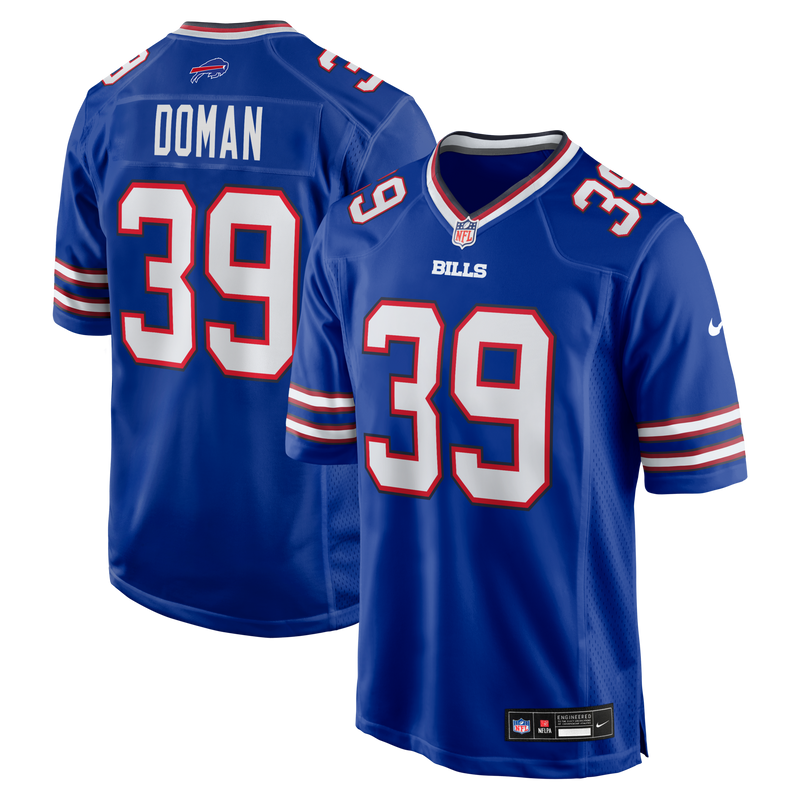 Buffalo Bills Tommy Doman Royal jersey – view 1