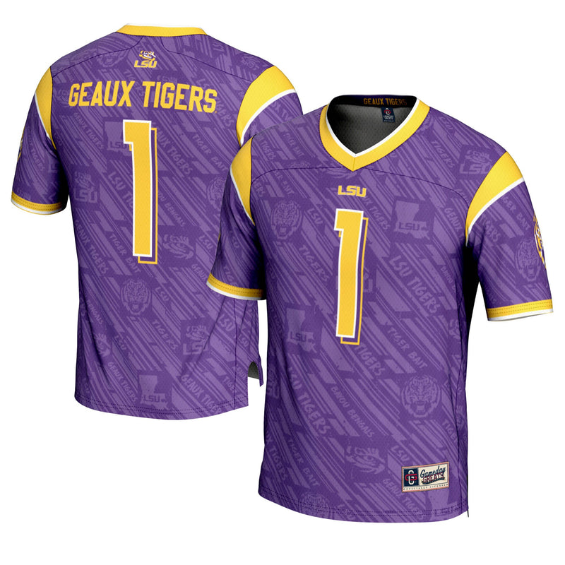 LSU Tigers GameDay Greats Purple jersey – view 1
