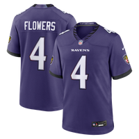 Baltimore Ravens Zay Flowers Purple jersey – view 1