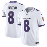 Baltimore Ravens Lamar Jackson White jersey – view 2
