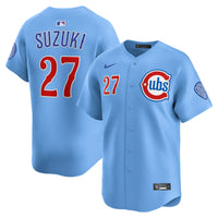 Chicago Cubs Seiya Suzuki Blue jersey – view 1