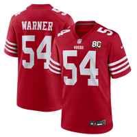 San Francisco 49ers Fred Warner Scarlet jersey – view 2