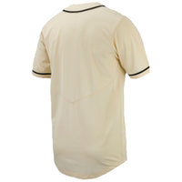 Nike Natural Vanderbilt Commodores Replica Full-Button Baseball Jersey – view 4