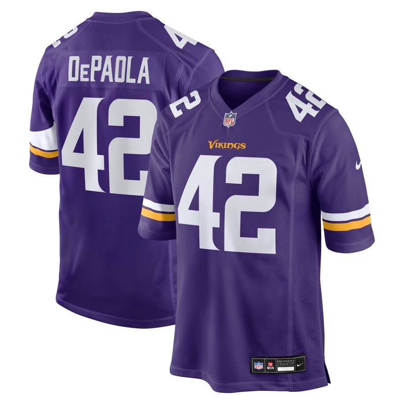 Minnesota Vikings Andrew DePaola Purple jersey – view 1
