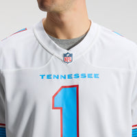 Tennessee Titans Cameron Ward White jersey – view 10