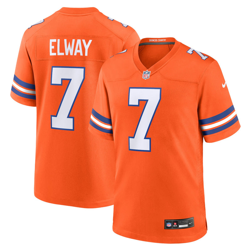 Denver Broncos John Elway Orange jersey – view 1