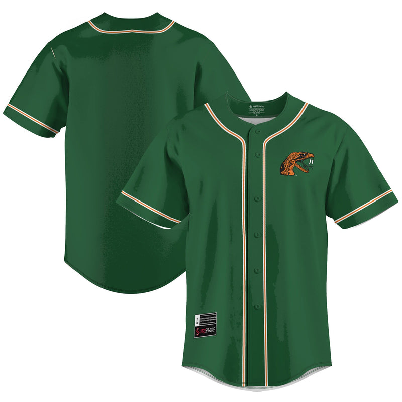 Florida A&M Rattlers Lightweight Green jersey – view 1